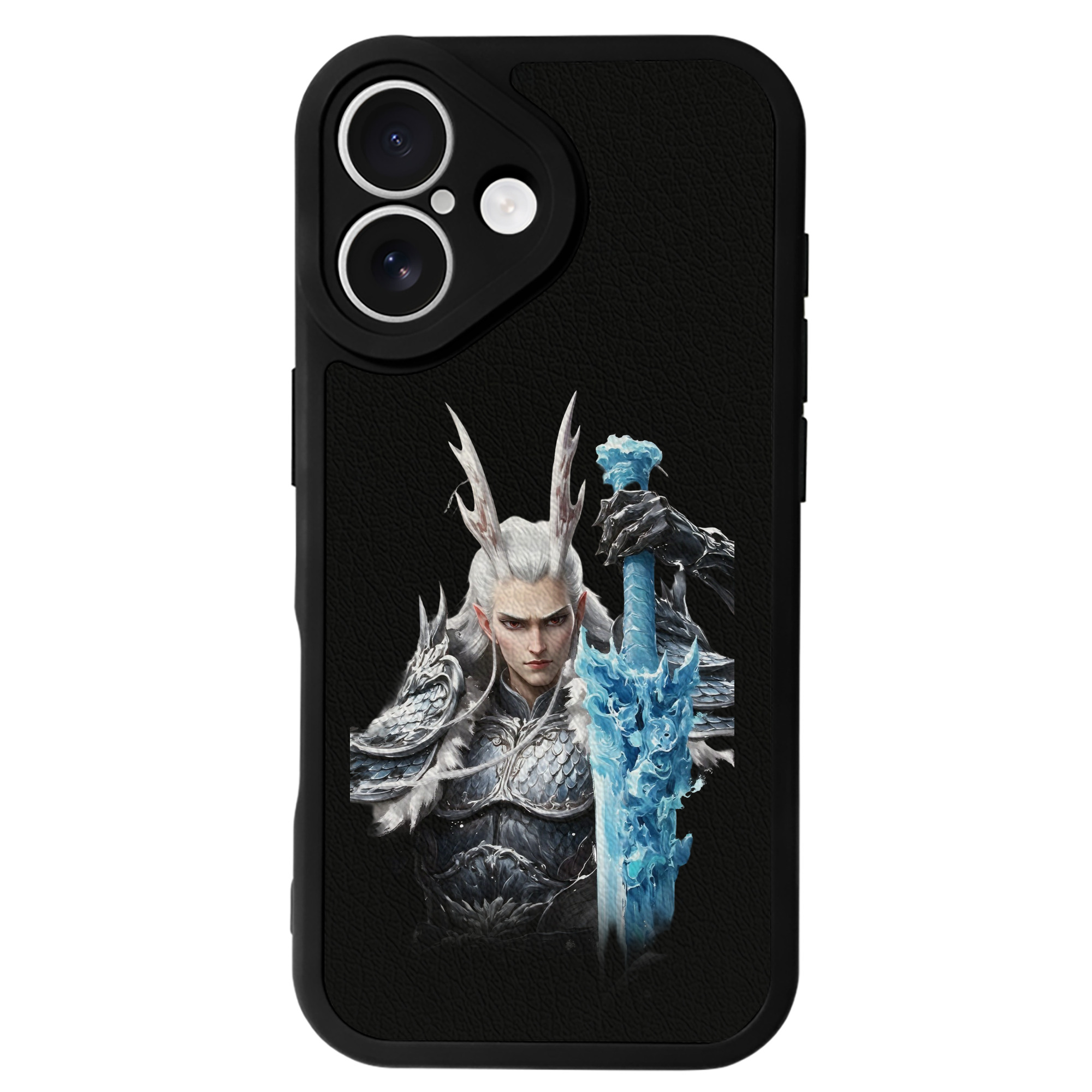 （画像用） Ne Zha 2 ナタ 魔童の大暴れ 【iPhone 16シリーズ対応】シリコンスマホケース（レザー調） 材質：シリコン